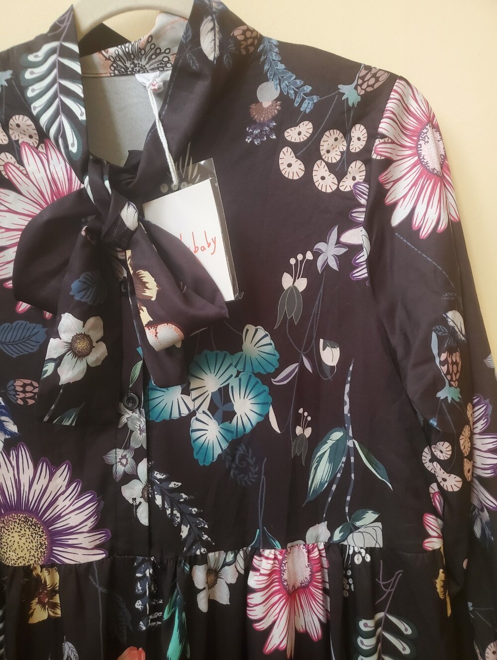 2/$20 cindybaby Long Sleeve Floral Maxi - Picture 4 of 10
